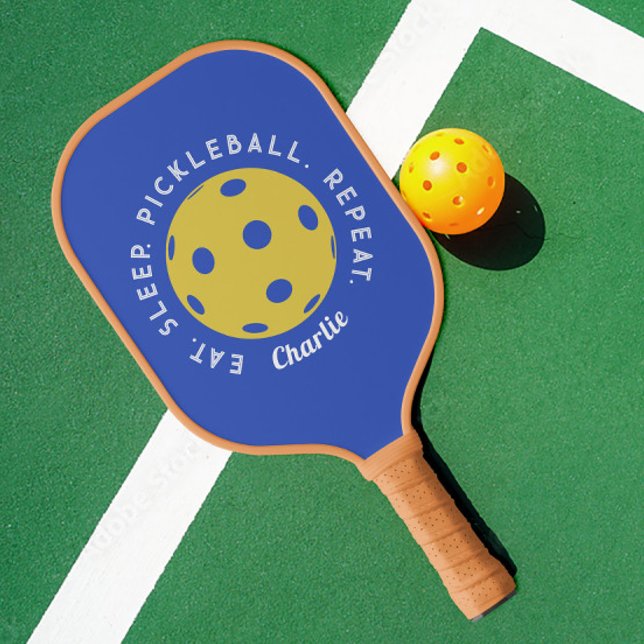 Palas De Pickleball Personalizado Comer Sleep Repetir (Subido por el creador)