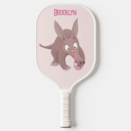 Palas De Pickleball Personalizado de aardvark gracioso