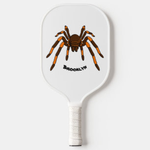 Palas De Pickleball Personalizado de araña tarántula arenosa marrón y 