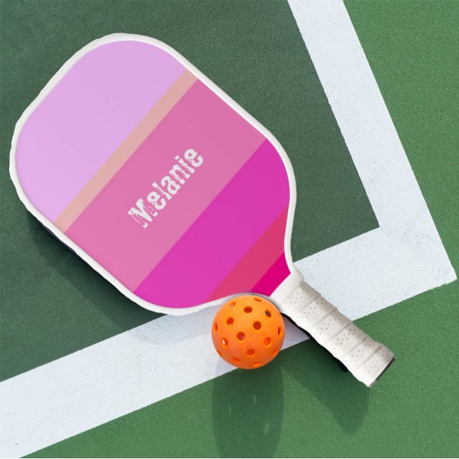 Palas De Pickleball Personalizado de bandas rosadas calientes (Subido por el creador)
