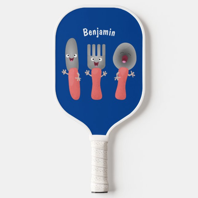 Palas De Pickleball Personalizado de cubertería de bifurcación y cucha (Anverso)