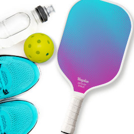 Palas De Pickleball Personalizado de degradado de color rosa azul de G