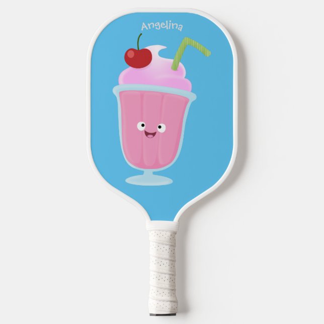Palas De Pickleball Personalizado de helados de fresa de fresa (Anverso)