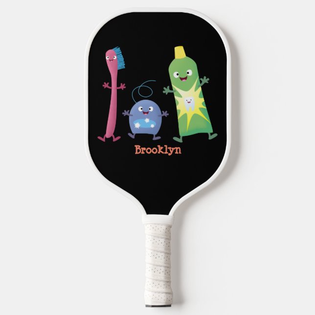 Palas De Pickleball Personalizado de hilo dental de cepillo de dientes (Anverso)