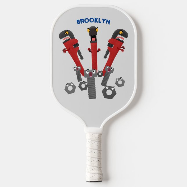 Palas De Pickleball Personalizado de humor de herramientas monstruosas (Anverso)