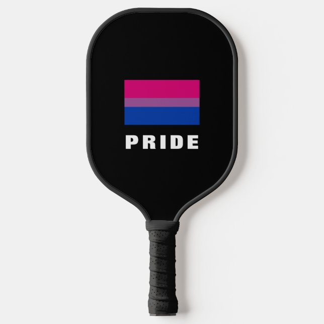 Palas De Pickleball PERSONALIZADO de la bandera del orgullo gay en el  (Anverso)