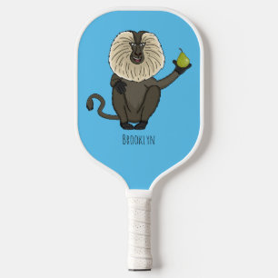 Palas De Pickleball Personalizado de mono de burro con cola de león di