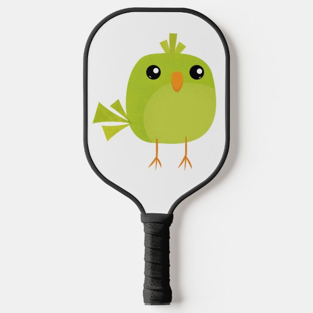 Palas De Pickleball Personalizado de pájaro verde (Anverso)