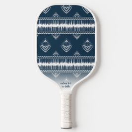 Palas De Pickleball Personalizado de patrón de Moda de boho azul de la