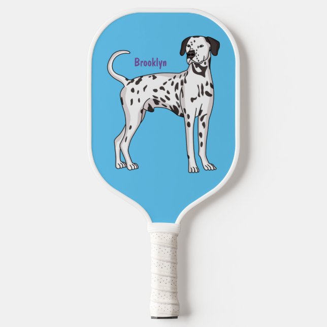 Palas De Pickleball Personalizado de perro dalmatiano (Anverso)