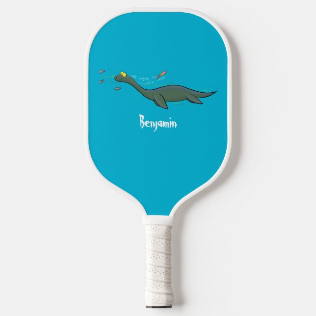 Palas De Pickleball Personalizado de plesiosaurios monstruo del mar (Anverso)