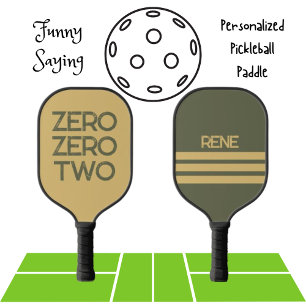 Palas De Pickleball Personalizado de puntuación inicial cero dos