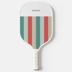 Palas De Pickleball Personalizado de rayas verticales de vibración ret