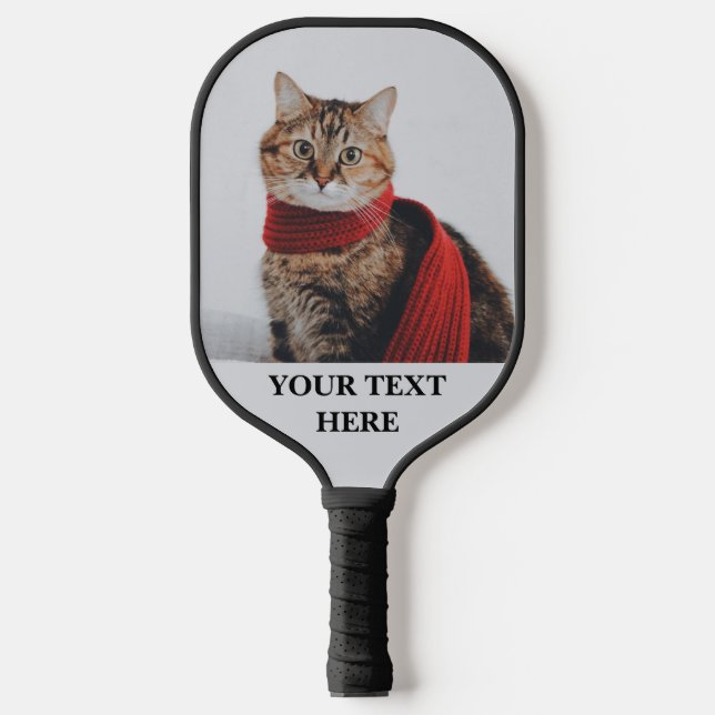 Palas De Pickleball Personalizado de texto fotográfico crear su propio (Anverso)