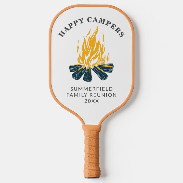 Palas De Pickleball Personalizado de viaje de camping de la familia Ha (Anverso)