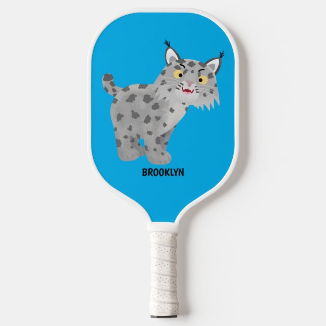 Palas De Pickleball Personalizado del lince del bobcat medio (Anverso)
