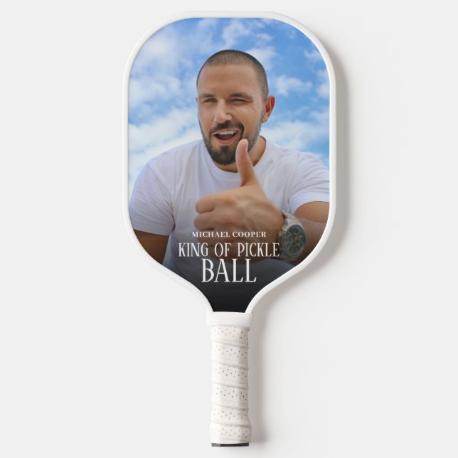 Palas De Pickleball Personalizado del Rey de Pickle Ball. (Anverso)