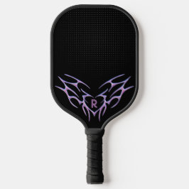 Palas De Pickleball Personalizado Diseño tribal morado metálico person
