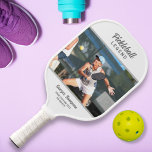 Palas De Pickleball Personalizado divertido Mensajes de texto y fotogr<br><div class="desc">Serás la charla de la cancha con esta pala de pickleball personalizado con tu foto y 4 líneas de texto personalizado. Hace un regalo perfecto para papá, mamá, abuela, abuelo, los niños - o casi cualquiera que ame el pickleball. Añade un nombre, número de teléfono, nombre de la empresa, palabras...</div>