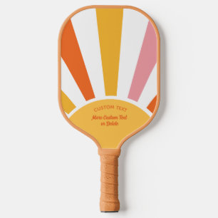 Palas De Pickleball Personalizado el Sunburst de Guay Retro Pickleball