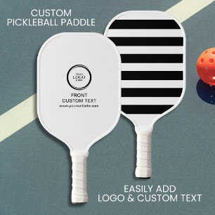 Palas De Pickleball Personalizado Empresa Logotipo de negocio Textos B