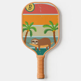 Palas De Pickleball Personalizado Familia Retro Inicial Sunset