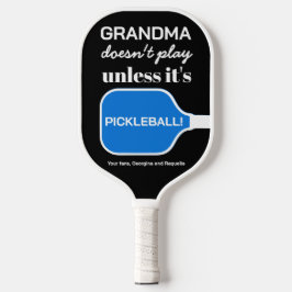 Palas De Pickleball Personalizado Graciosa Abuela Pickleball Humpograf