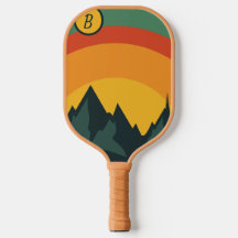 Personalizado Inicio Retro Mountain Sunset