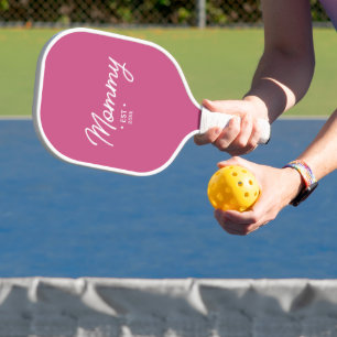 Palas De Pickleball Personalizado mami año establecido rosado