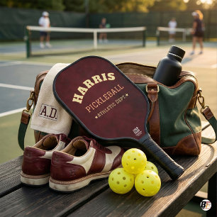 Palas De Pickleball Personalizado Marrón Colegial Personaliza con Nomb