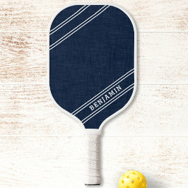 Palas De Pickleball Personalizado moderno Nombre de jugador franjas bl