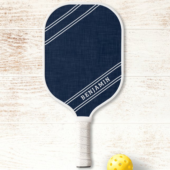 Palas De Pickleball Personalizado moderno Nombre de jugador franjas bl (Subido por el creador)