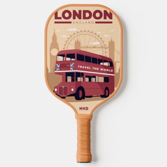 Palas De Pickleball Personalizado Monogram LONDON (Anverso)