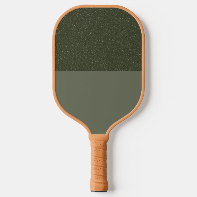 Palas De Pickleball Personalizado Moss Green Split Textura Paddle (Anverso)