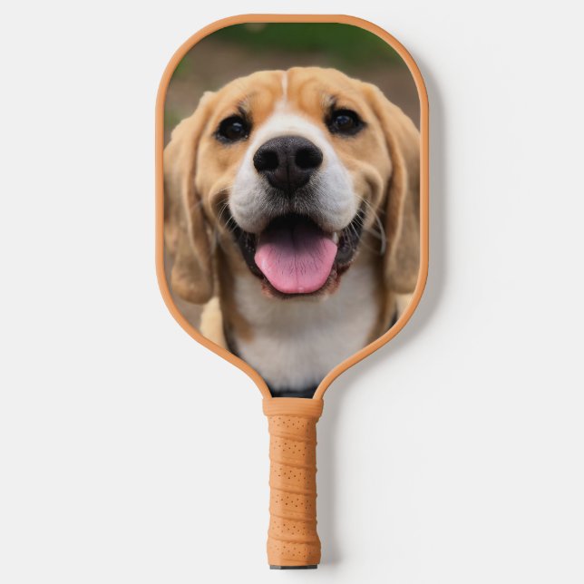 Palas De Pickleball Personalizado Perro Foto Pickleball Paddle (Anverso)