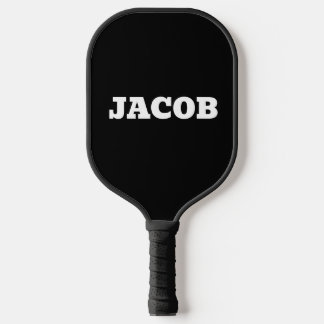 PALAS DE PICKLEBALL PERSONALIZADO PICKLEBALL PADDLE MODERNO NEGRO PARA