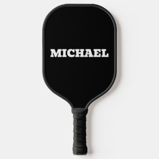 PALAS DE PICKLEBALL PERSONALIZADO PICKLEBALL PADDLE NEGRO MODERNO SIMP