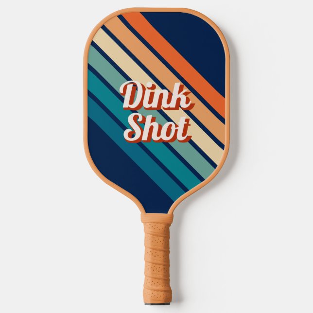 Palas De Pickleball Personalizado Retro Dink Shot Pickleball Paddle (Anverso)