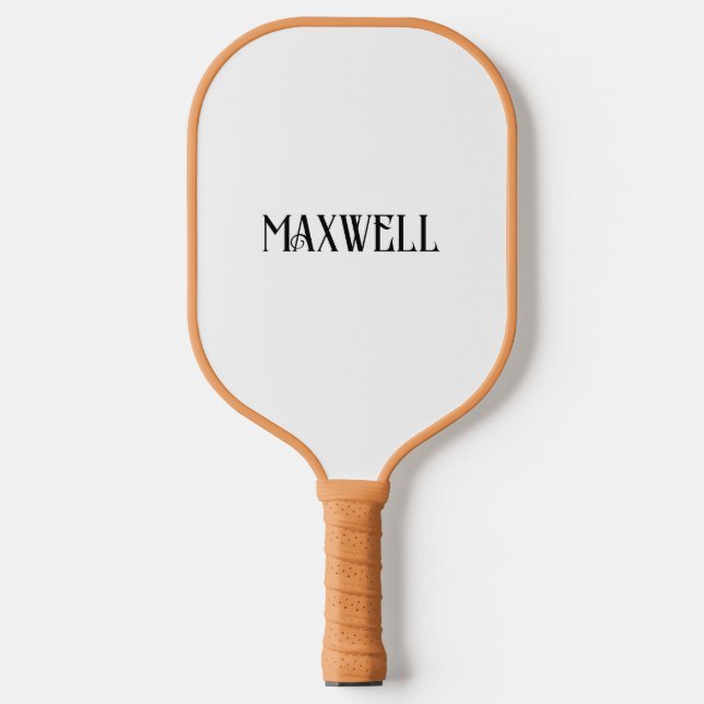Palas De Pickleball Personalizado simple moderno nombre familia Pickle (Anverso)