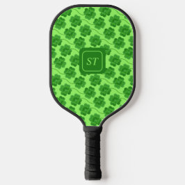 Palas De Pickleball Personalizado St Patrick's Day Shamrock Green Clov