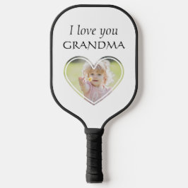 Palas De Pickleball Personalizado Te amo Abuela Niños Foto Nombre