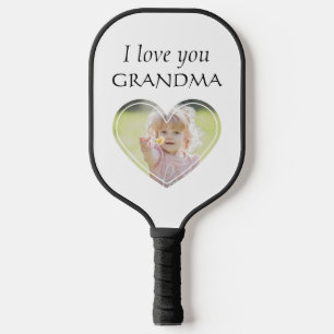 Palas De Pickleball Personalizado Te amo Abuela Niños Foto Nombre