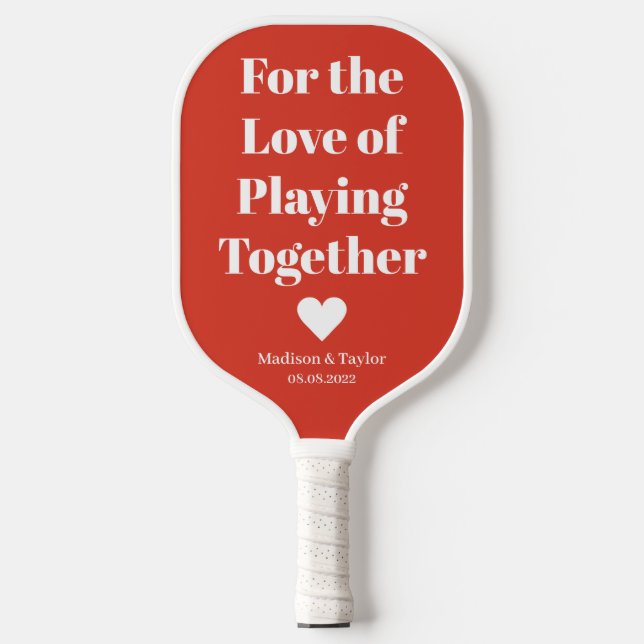 Palas De Pickleball Personalizado texto AMAR (Anverso)