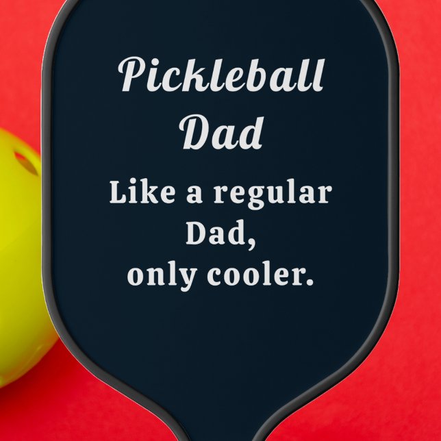 Palas De Pickleball Personalizado Texto Divertido papá (Custom Text Pickleball Paddle - Perfect for dads and other players. )
