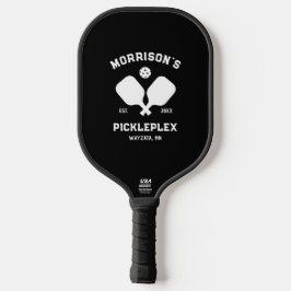 Palas De Pickleball Personalizado Texto Home Court Pickleball Paddle