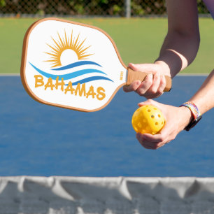 Palas De Pickleball Personalizado Textos Bahamas