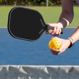 Palas De Pickleball Personalizado Todo Negro