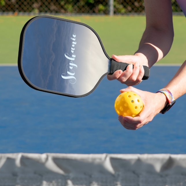 Palas De Pickleball Personalizar el fondo azul beige Océano Pacífico (in situ)