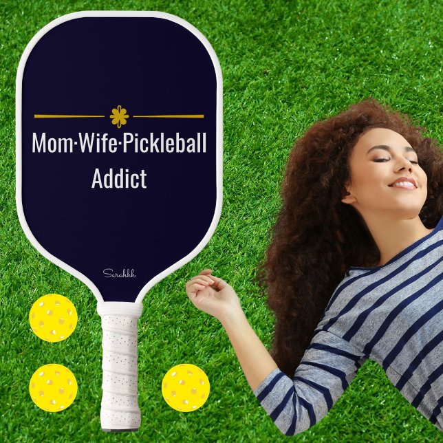Palas De Pickleball Personalize Mom Wife Pickleball Addict Custom Name (Subido por el creador)