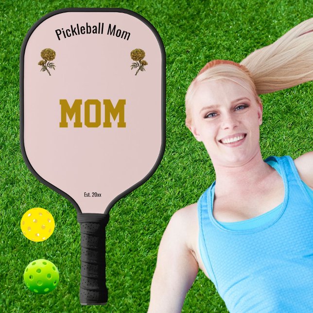Palas De Pickleball Personalized Cool Pink Elegant Pickleball Mom Gift (Subido por el creador)